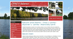 Desktop Screenshot of chaty-adamec.oblibene.cz