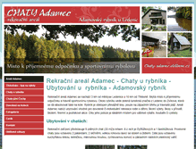 Tablet Screenshot of chaty-adamec.oblibene.cz